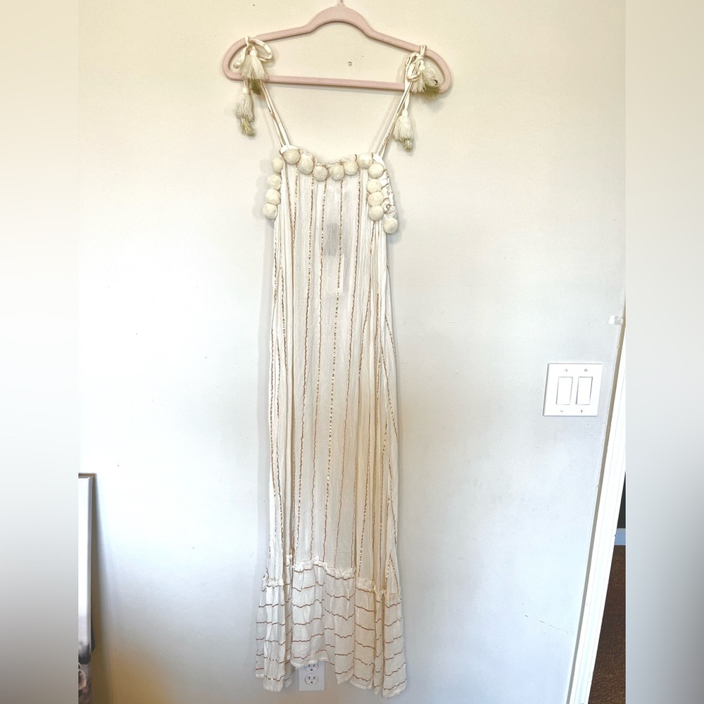 America & Beyond Queen Sugar Midi Dress Size Small NWT